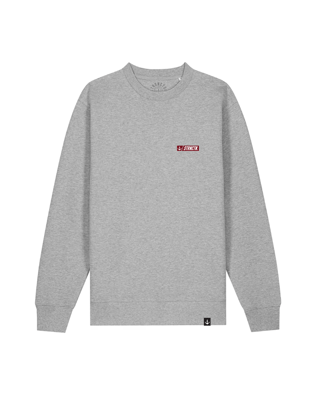 Simplify Organic Crewneck - Heather Grey