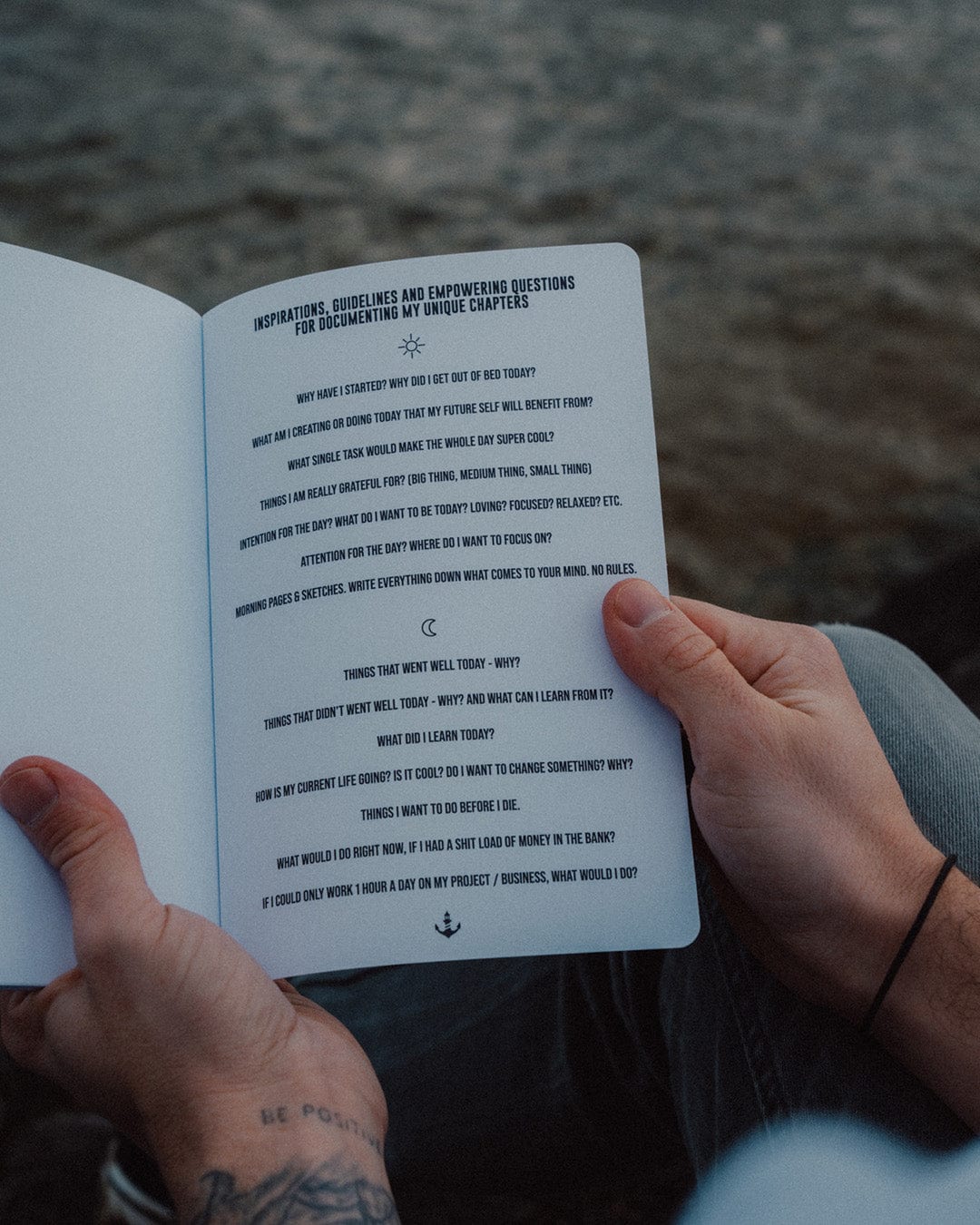 Keep Showing Up - Daily Chapter Journal - Black