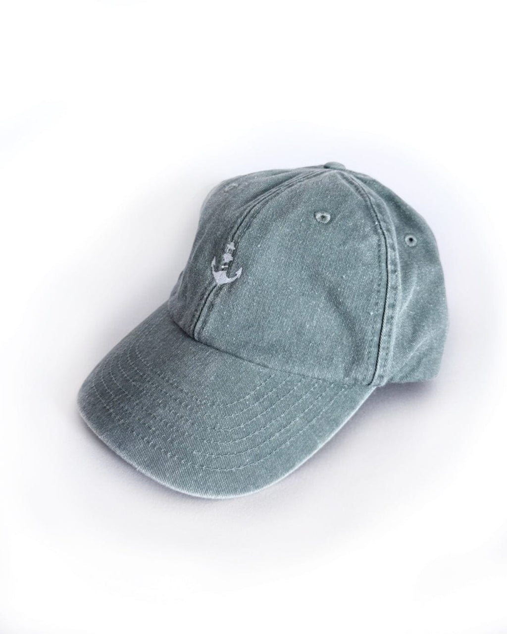 Logo Stitch Low Profile Cap - Vintage Sage Green